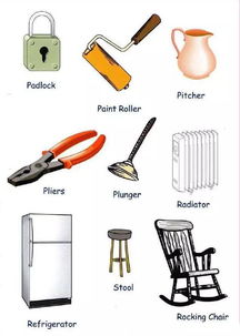 A Handy Guide to Common Household Items in English - Perfect for Kids to Learn